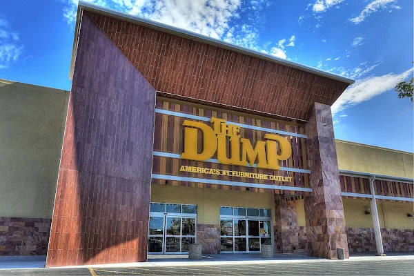 The Dump Luxe Furniture Outlet in Tempe, AZ storefront