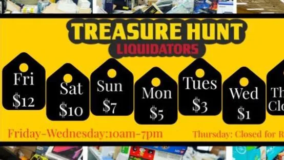 Treasure Hunt Liquidators Bin Mega Store in Raleigh, NC storefront