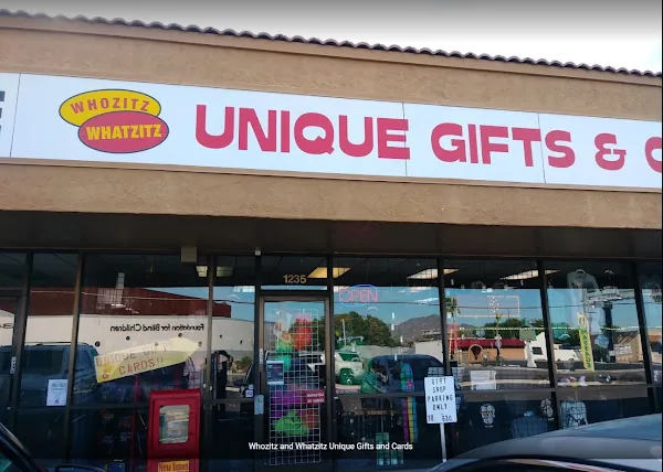 Whozitz and Whatzitz Unique Gifts and Cards in Phoenix, AZ storefront