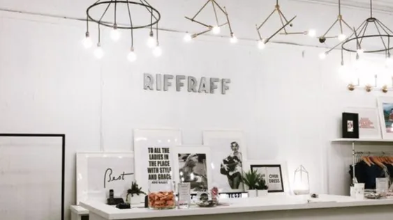 Riffraff in Fayetteville, AR storefront