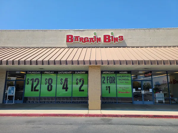 Bargain Bins in Anderson, CA storefront