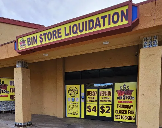 Bin Store Liquidation - Bin $tore 805 in Grover Beach, CA storefront