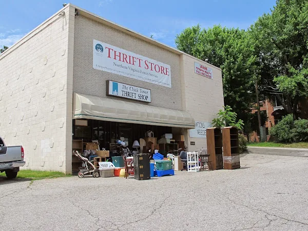 Clock Tower Thrift Shop in Falls Church, VA storefront