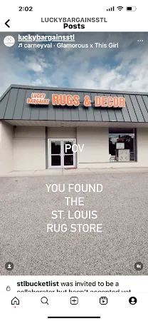 Lucky Bargains Rugs & Decor in St. Louis, MO storefront