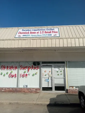 Oktaha Surplus Outlet in Muskogee, OK storefront