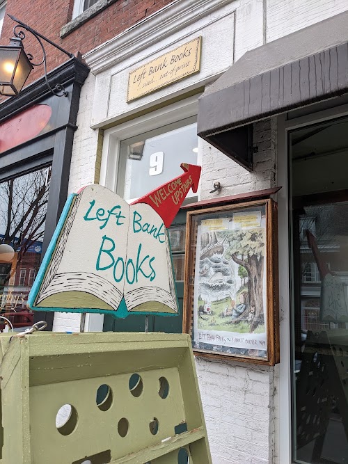 Left Bank Books in Hanover, NH storefront