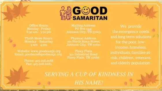 Good Samaritan Ministries Inc in Johnson City, TN storefront