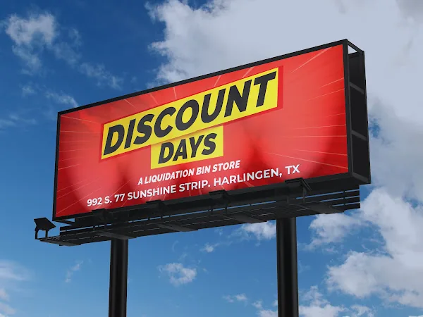 Discount Days Harlingen in Harlingen, TX storefront