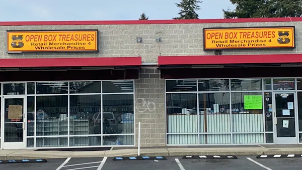 Open Box Treasures in Tacoma, WA storefront